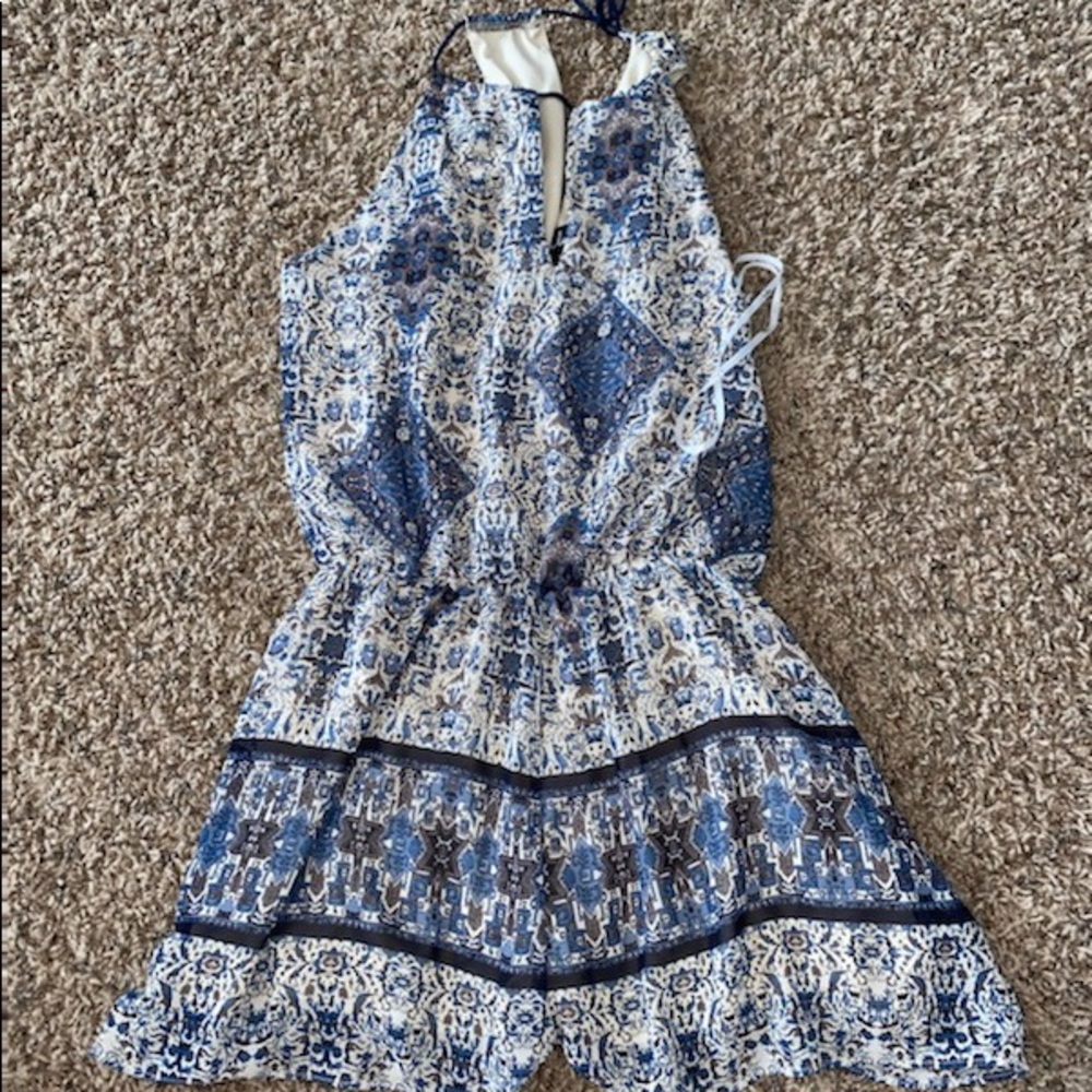 Printed Romper